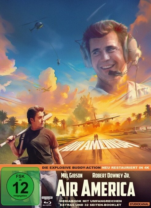 Air America (1990) Limited Edition, Mediabook, Restaurierte Fassung, 4K Ultra HD + Blu-ray