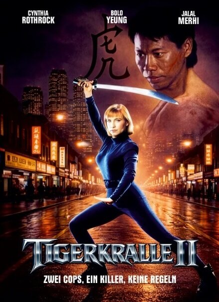 Tiger Claws II (1996) Cover B, Edizione Limitata, Mediabook, Blu-ray + DVD