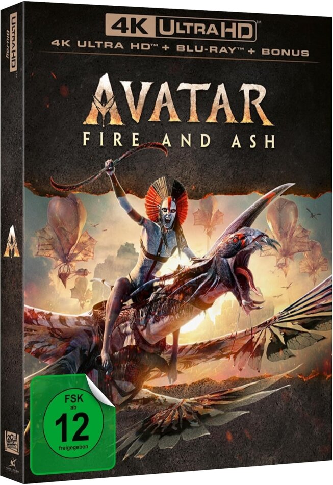 Avatar 3 - Fire and Ash (2025) 4K Ultra HD + 2 Blu-rays