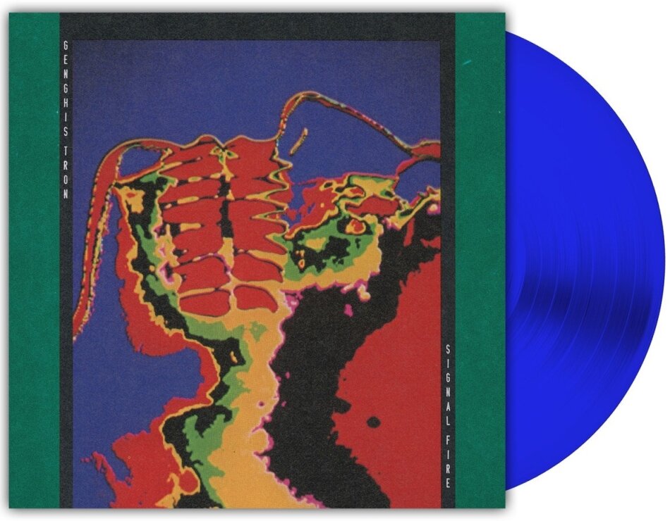 Genghis Tron - Signal Fire Royal Blue/Clear Vinyl, LP