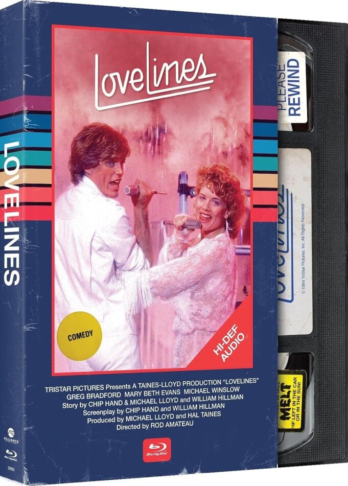 Lovelines (1984) VHS Retro Packaging
