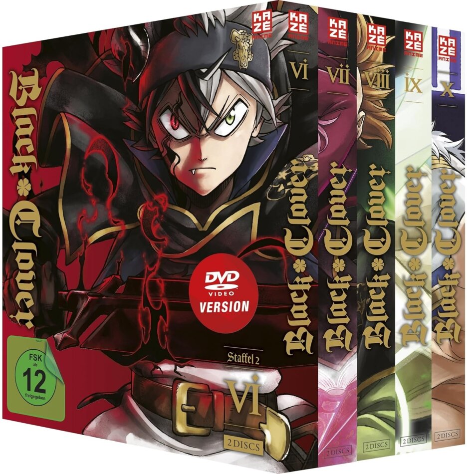 Black Clover - Staffel 2 Edizione completa, Bundle, 10 DVD