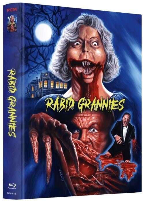 Rabid Grannies (1988) Cover B, Limited Edition, Mediabook, Blu-ray + DVD