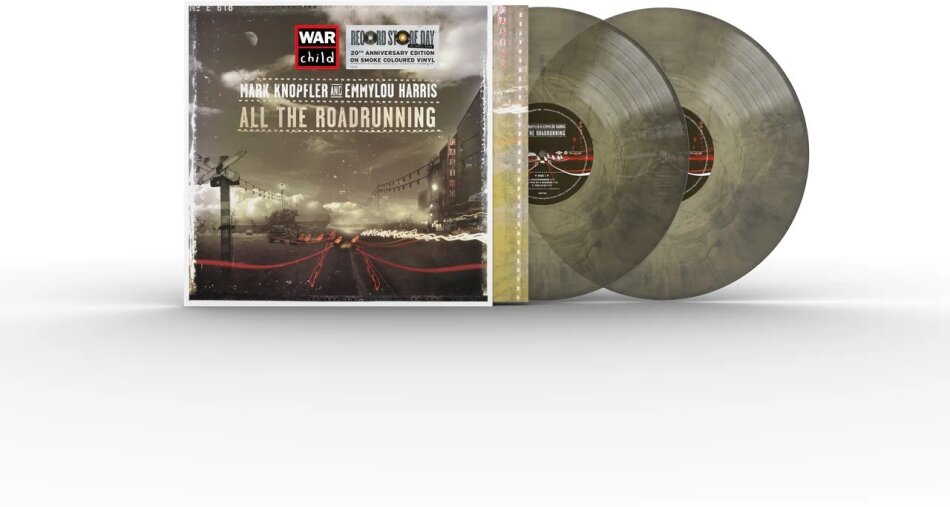 Mark Knopfler (Dire Straits) & Emmylou Harris - All The Roadrunning RSD 2026, Smoky Marble Vinyl, 2 LPs