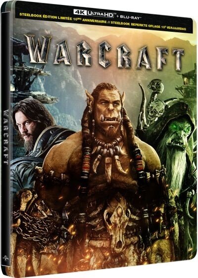 Warcraft - Le commencement (2016) Édition Limitée, Steelbook, 4K Ultra HD + Blu-ray