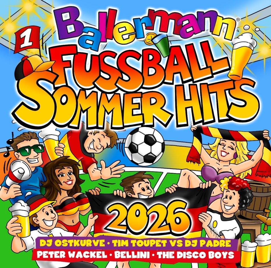 Ballermann Fussball Sommer Hits 2026 2 CDs