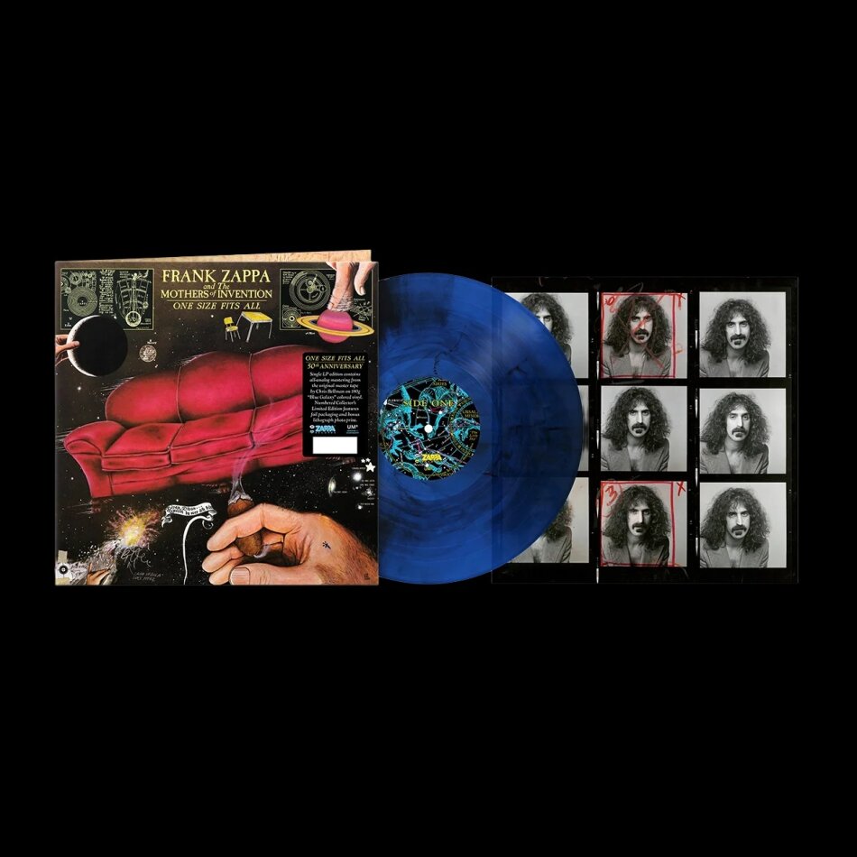 Frank Zappa & The Mothers Of Invention - One Size Fits All 2025 Reissue, Universal, Limited Edition, Galaxy Blue Vinyl, LP