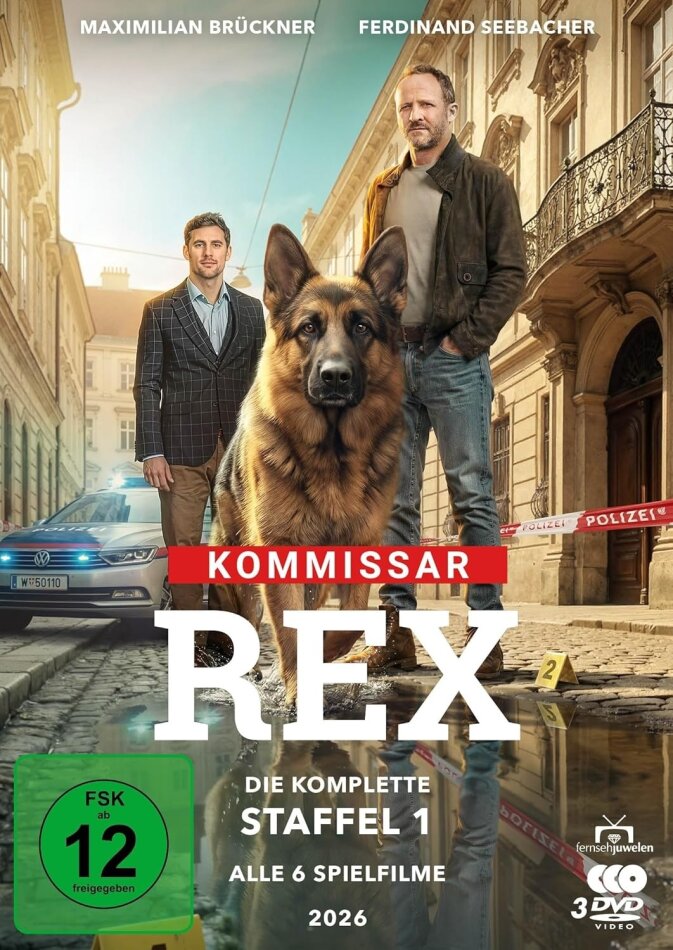 Kommissar Rex - Staffel 1 (2026) 3 DVD