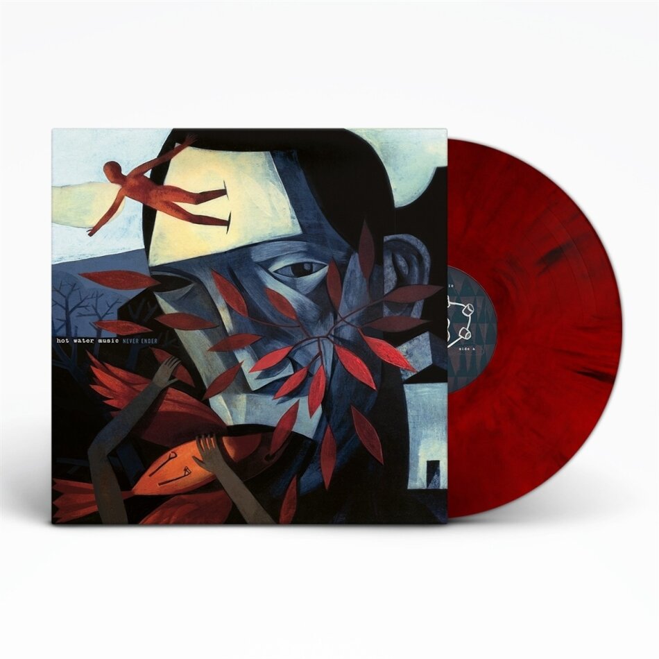 Hot Water Music - Never Ender 2026 Reissue, Indies Only, Cargo Records, Red/Black Marbled Vinyl, LP