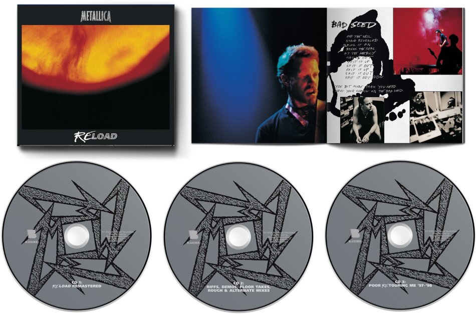 Metallica - Re-Load 2026 Reissue, 2025 Remaster, Mercury, 3 CDs
