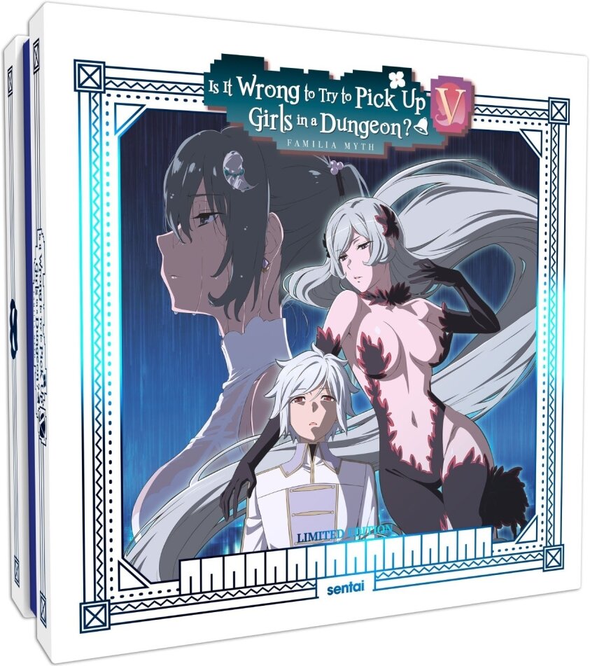 Is It Wrong to Try to Pick Up Girls in a Dungeon? V - Familia Myth - Season 5: Complete Collection Edizione Limitata, 2 Blu-ray