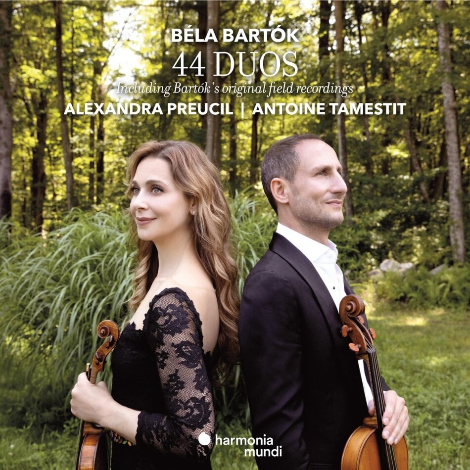 Béla Bartók (1881-1945), Alexandra Preucil & Antoine Tamestit - 44 Duos & Original Field Recordings