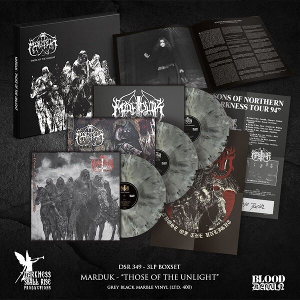 Marduk - Those Of The Unlight 2026 Reissue, Boxset, Grey Marble Vinyl, 3 LPs