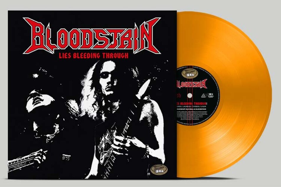 Bloodstain - Lies Bleeding Through/Banner Of Supremacy Orange Vinyl, LP