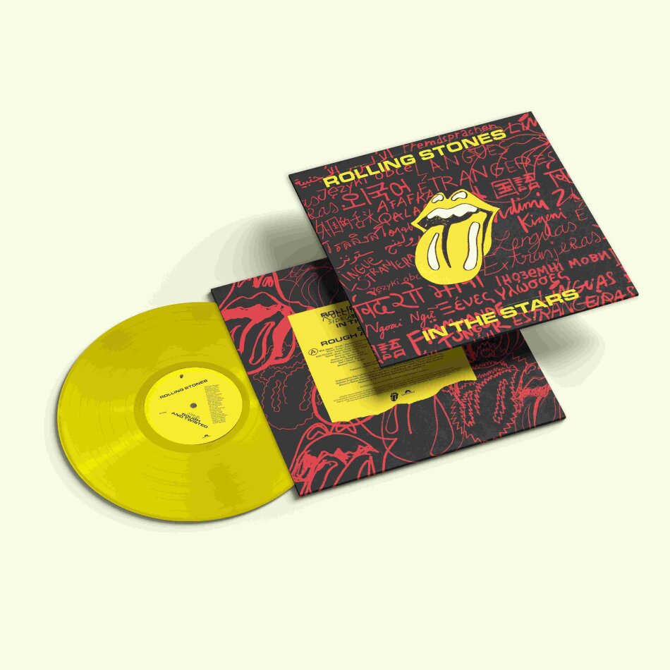 The Rolling Stones - In The Stars Yellow Vinyl, 10" Maxi
