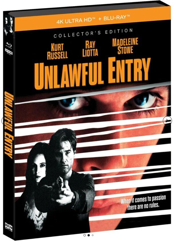 Unlawful Entry (1992) Collector's Edition, 4K Ultra HD + Blu-ray