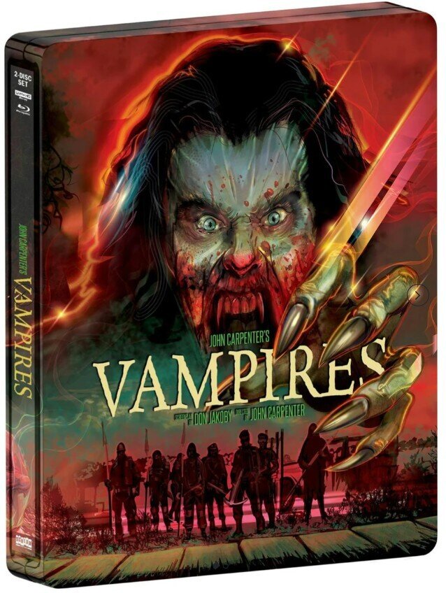 John Carpenter's Vampires (1998) Limited Edition, Restaurierte Fassung, Steelbook, 4K Ultra HD + Blu-ray