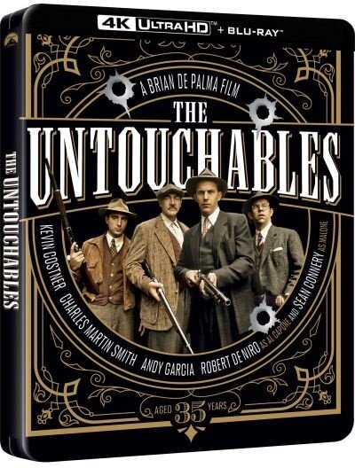 The Untouchables - Les Incorruptibles (1987) Limited Edition, Steelbook, 4K Ultra HD + Blu-ray