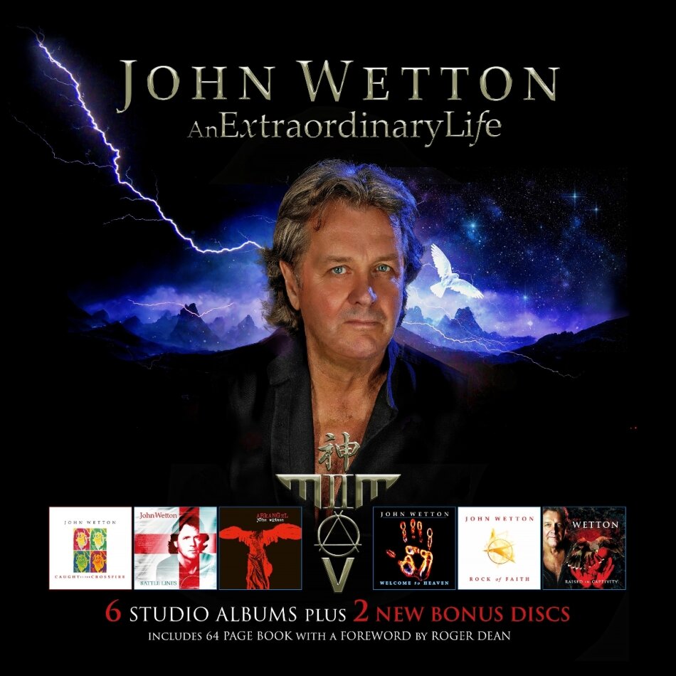 John Wetton - An Extraordinary Life - 6 Studio Albums plus 2 New Bonus Discs 2026 Reissue, 8 CD