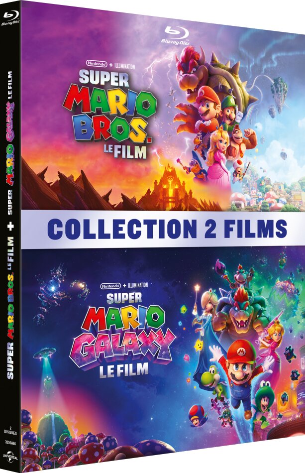 The Super Mario Bros. Movie (2023) / The Super Mario Galaxy Movie (2026) - 2-Movie Collection 2 Blu-rays