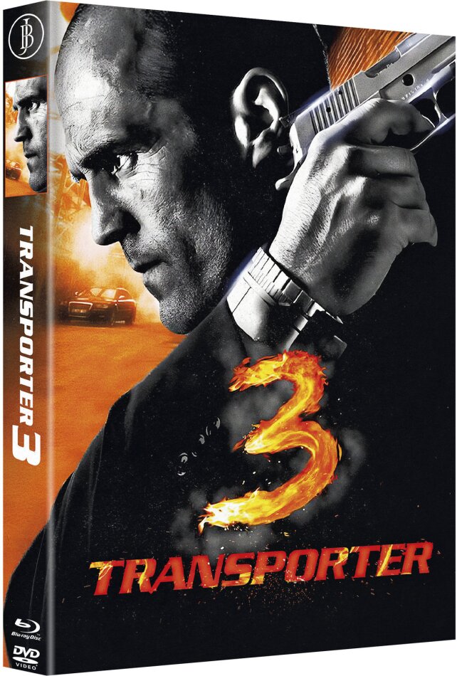 Transporter 3 (2008) Cover B, Limited Edition, Mediabook, Blu-ray + DVD