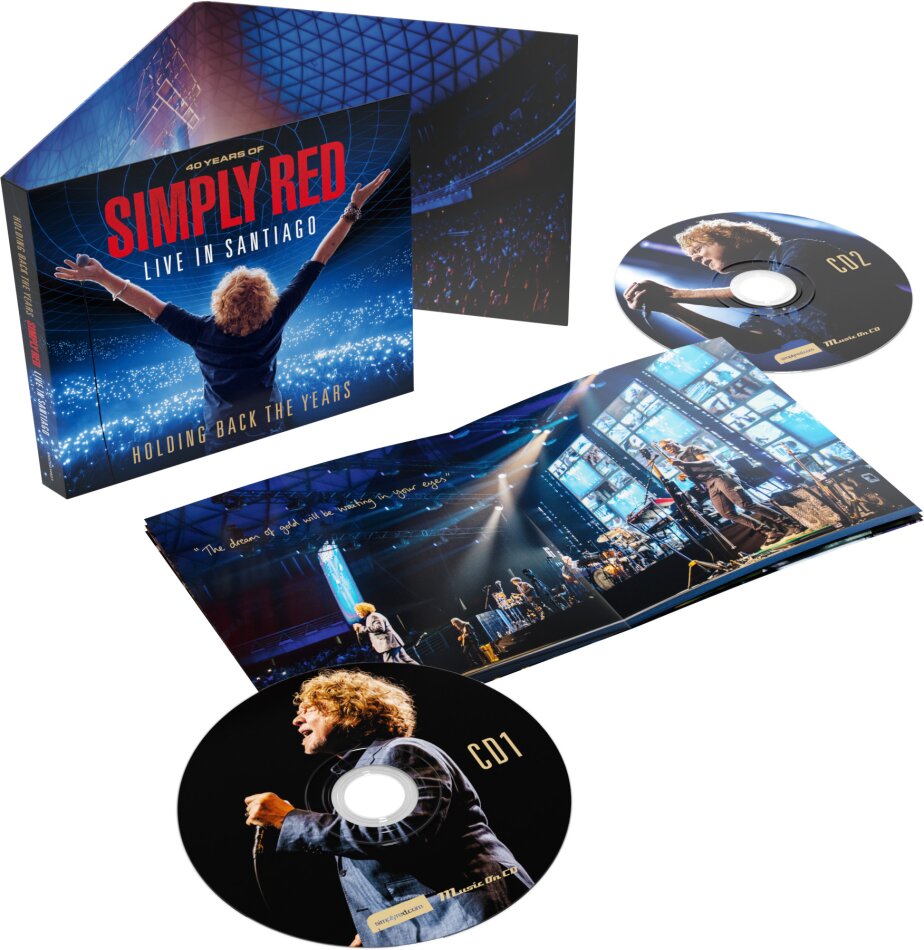 Simply Red - Holding Back The Years: Live In Santiago Music On CD, 2 CDs