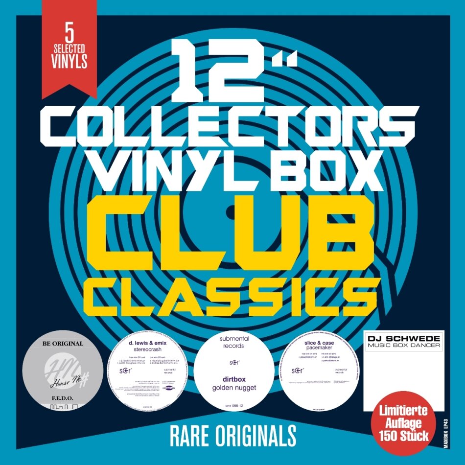 DJ Schwede, Slice & Case & Dirtbox - 12" Collector s Vinyl Box: Club Classics 5 LPs