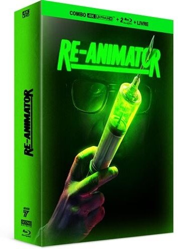 Re-Animator (1985) Limited Collector's Edition, 4K Ultra HD + 2 Blu-rays + Book