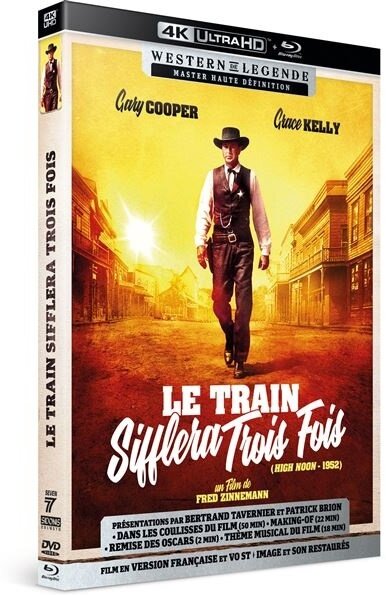 Le train sifflera trois fois (1952) Western de Légende, 4K Ultra HD + Blu-ray