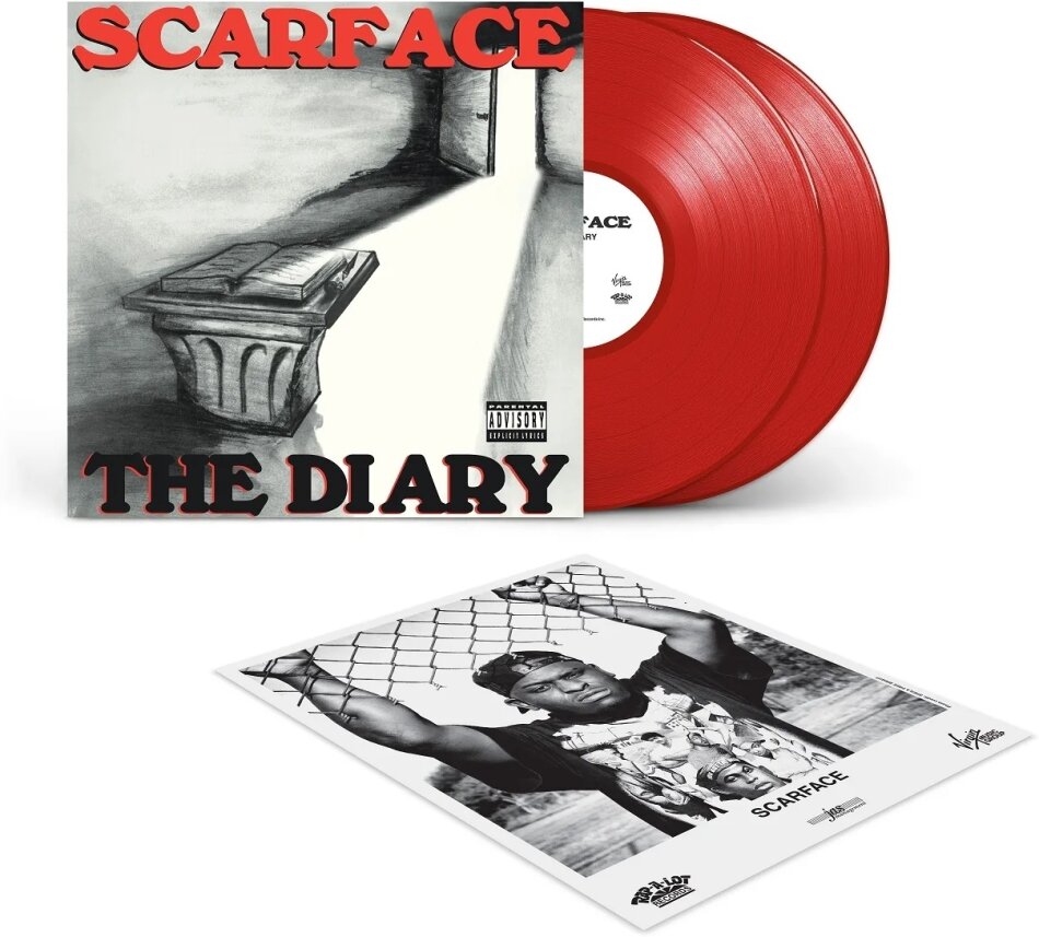 Scarface (Geto Boys) - Diary 2026 Reissue, Red Vinyl, 2 LP