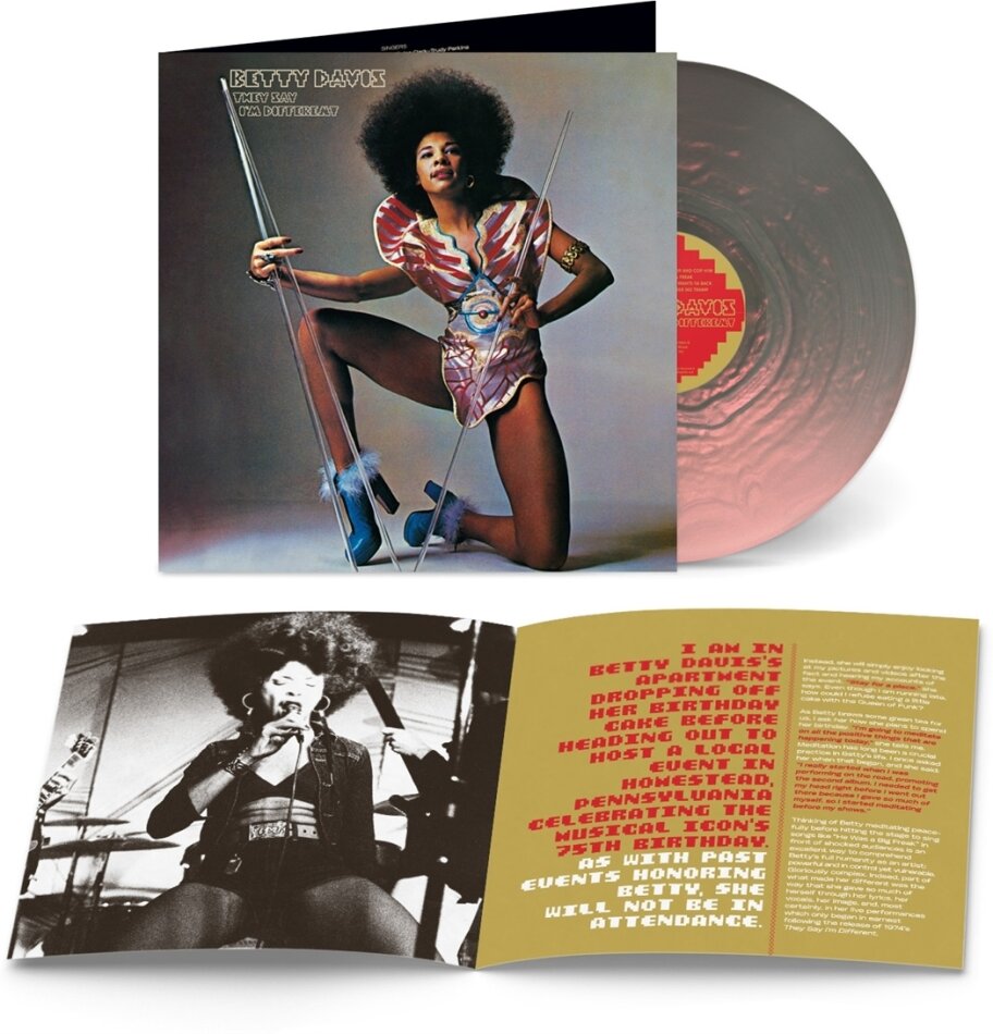 Betty Davis - They Say I'm Different 2026 Reissue, Light In The Attic, Expanded, pearl flip/horizon vinyl, LP