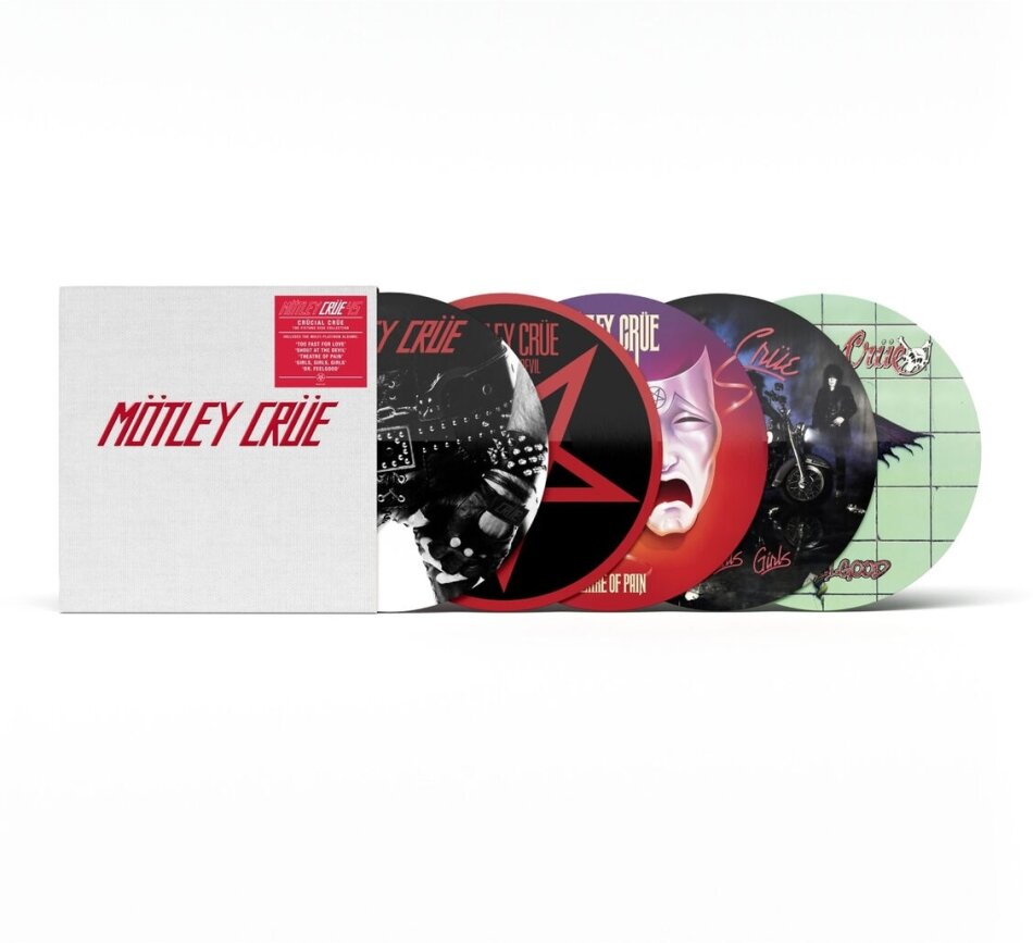 Mötley Crüe - Crücial Crüe 45th Anniversary Box Set, BMG Rights Management, 5 CDs