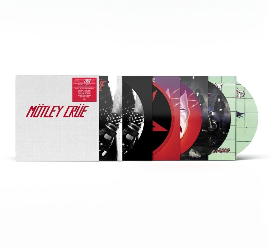 Mötley Crüe - Crücial Crüe 45th Anniversary Box Set, BMG Rights Management, 5 LP