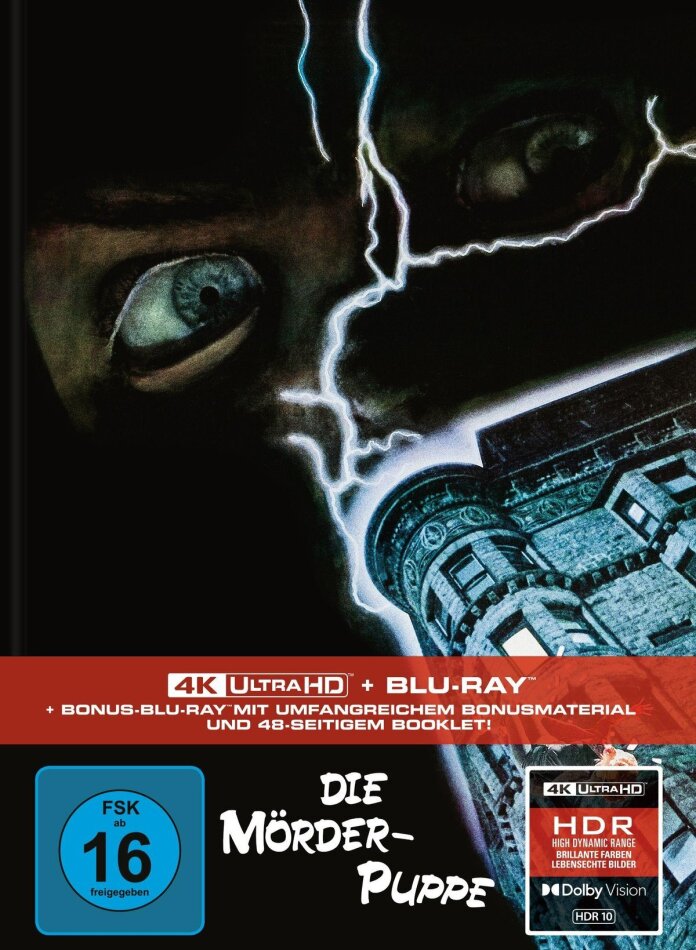 Chucky - Die Mörderpuppe (1988) Cover B, Edizione Limitata, Mediabook, 4K Ultra HD + 2 Blu-ray