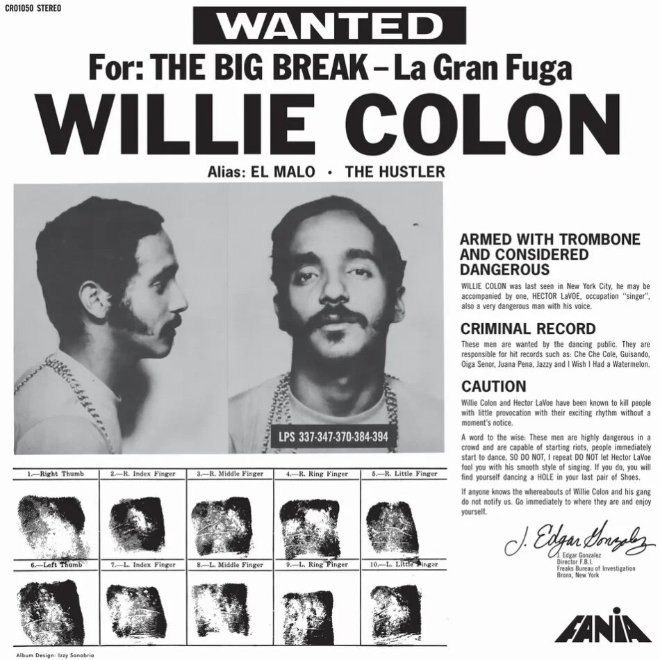 Willie Colon - La Gran Fuga 2026 Reissue, Craft Recordings
