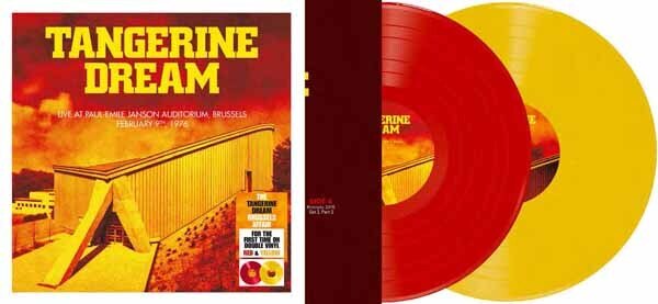 Tangerine Dream - Brussels 1976 Solid Red & Solid Yellow Vinyl, 2 LPs