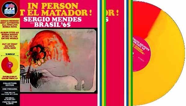 Sergio Mendes & Brasil '65 - In Person At El Matador Deluxe Edition, Edizione Limitata, Red/Yellow Bi Color Effect Vinyl, LP
