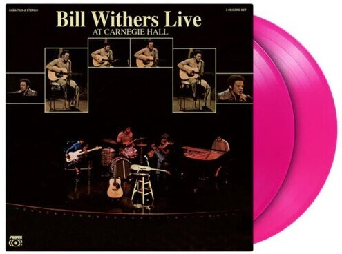 Bill Withers - Live At Carnegie Hall 2026 Reissue, Music On Vinyl, Gatefold, Magenta Vinyl, 2 LPs