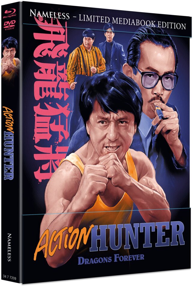 Action Hunter (1988) Cover A, Limited Edition, Mediabook, 4K Ultra HD + Blu-ray
