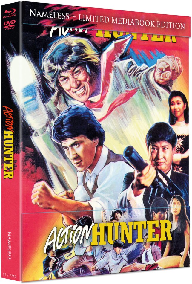 Action Hunter (1988) Cover B, Limited Edition, Mediabook, 4K Ultra HD + Blu-ray