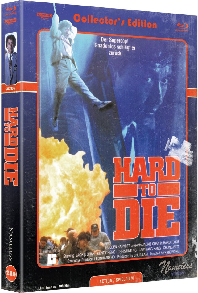 Hard to Die (1993) Cover C, Limited Collector's Edition, Mediabook, 4K Ultra HD + Blu-ray