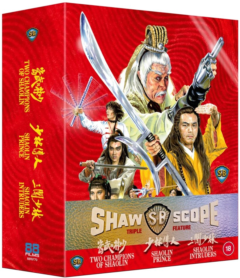 Shawscope Triple Feature - Two Champions Of Shaolin / Shaolin Prince / Shaolin Intruders 3 Blu-ray