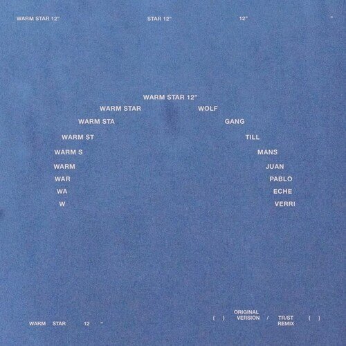 Wolfgang Tillmans & Juan Pablo Echeverri - Warm Star 12" Maxi