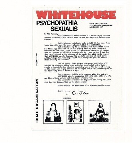 Whitehouse - Psychopathia Sexualis Legacy Edition