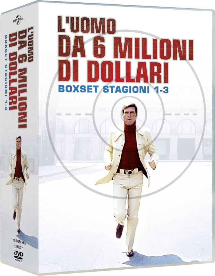 L'uomo da 6 milioni di dollari - Stagioni 1-3 Riedizione, 15 DVD
