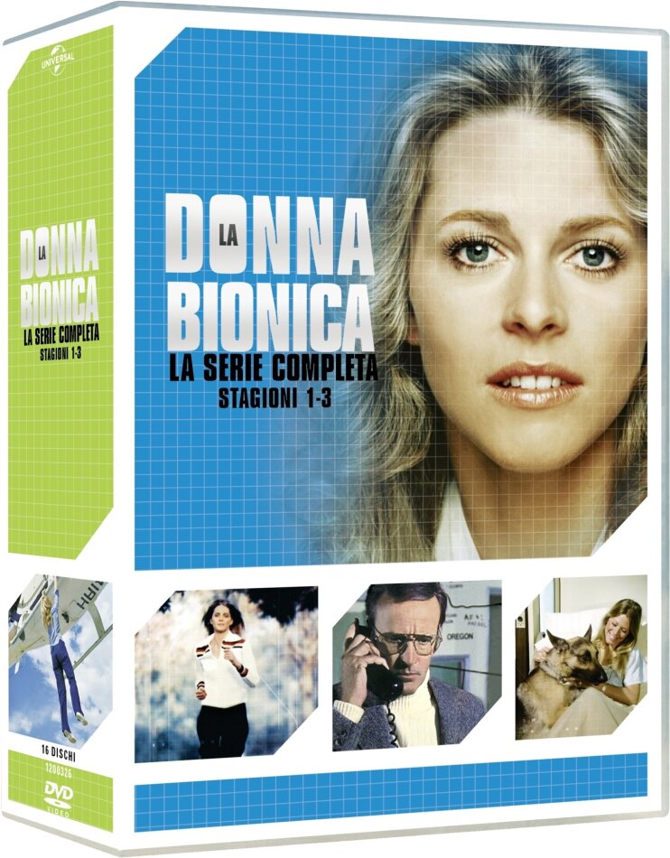 La donna bionica - La Serie Completa - Stagioni 1-3 Riedizione, 16 DVD