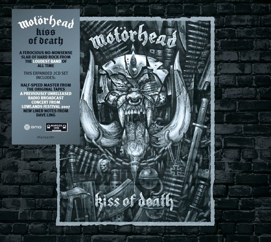 Motörhead - Kiss Of Death 2026 Reissue, BMG Rights Management, Triplesleeve, 20th Anniversary Edition, 2 CDs