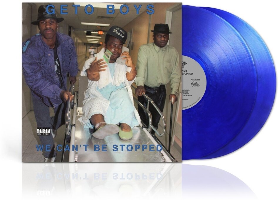 Geto Boys - We Can't Be Stopped 2026 Reissue, Indie Exclusive, 35th Anniversary Edition, Blue Metallic Vinyl, 2 LPs