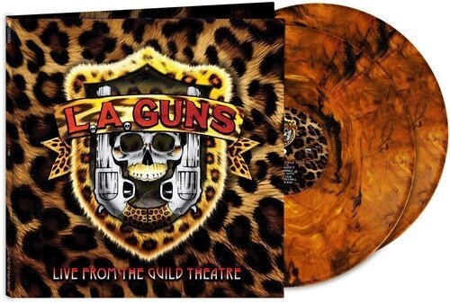 L.A. Guns - Live From The Guild Theatre Cleopatra, Black/Yellow/Brown/Gold Vinyl, 2 LP