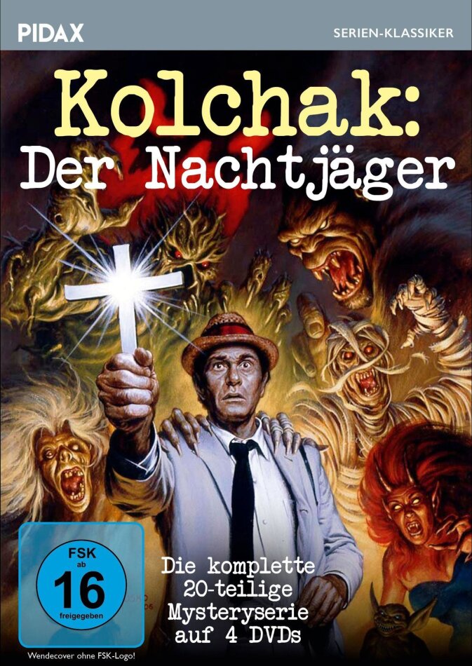 Kolchak: Der Nachtjäger - Die komplette 20-teilige Mysteryserie Pidax Serien-Klassiker, 4 DVD